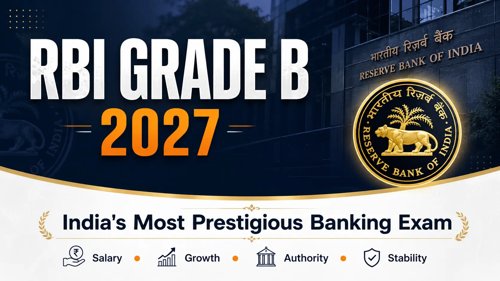 RBI Grade B Exam 2027