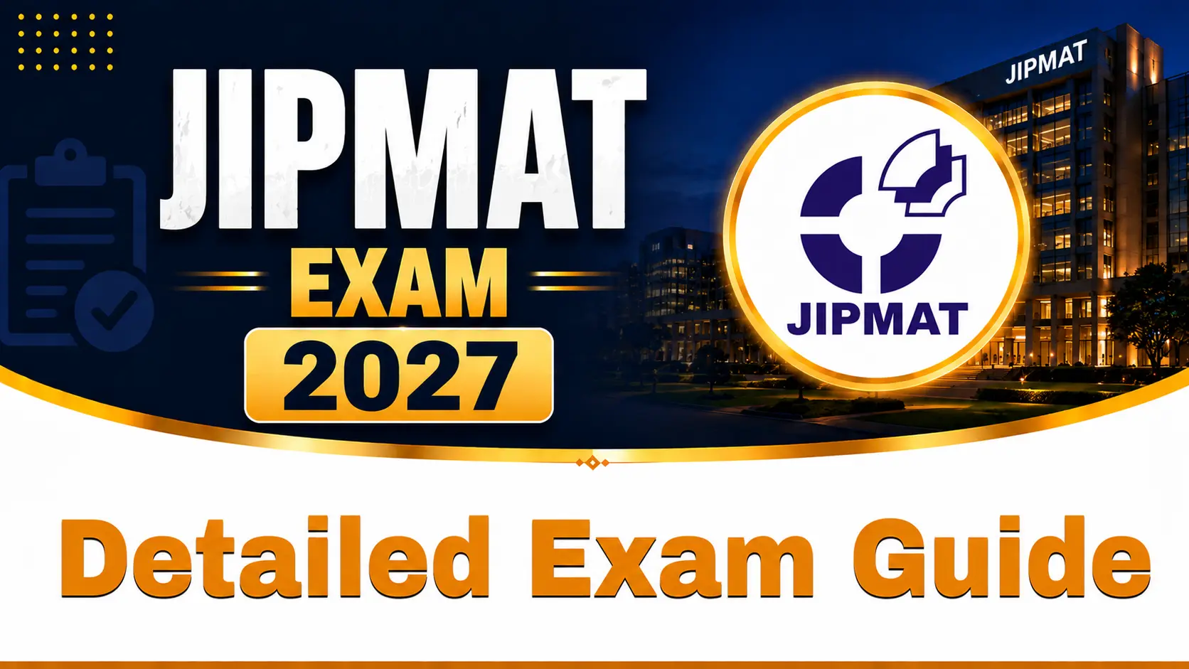 JIPMAT EXAM 2027