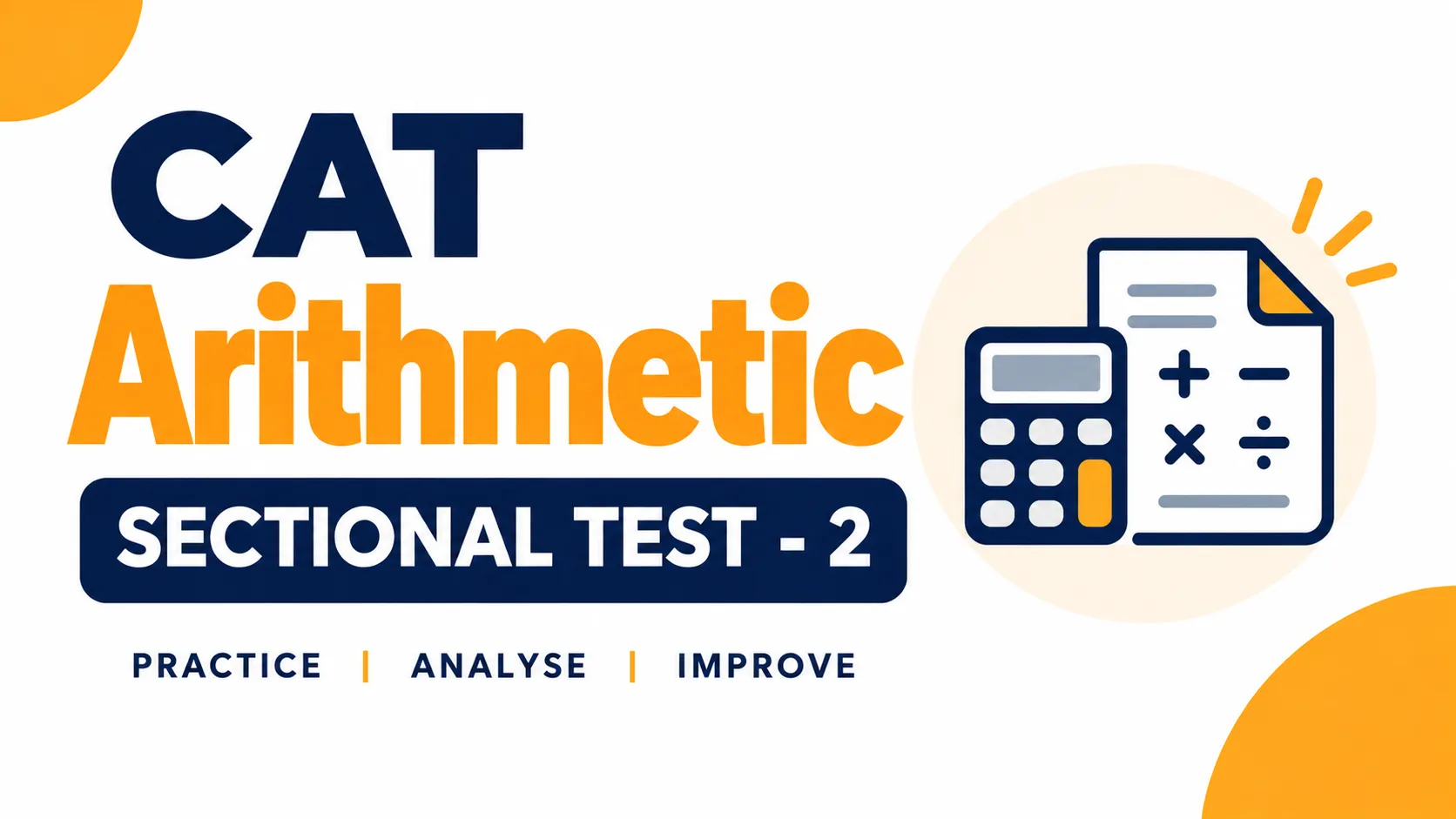 CAT Arithmetic Sectional Test - 2
