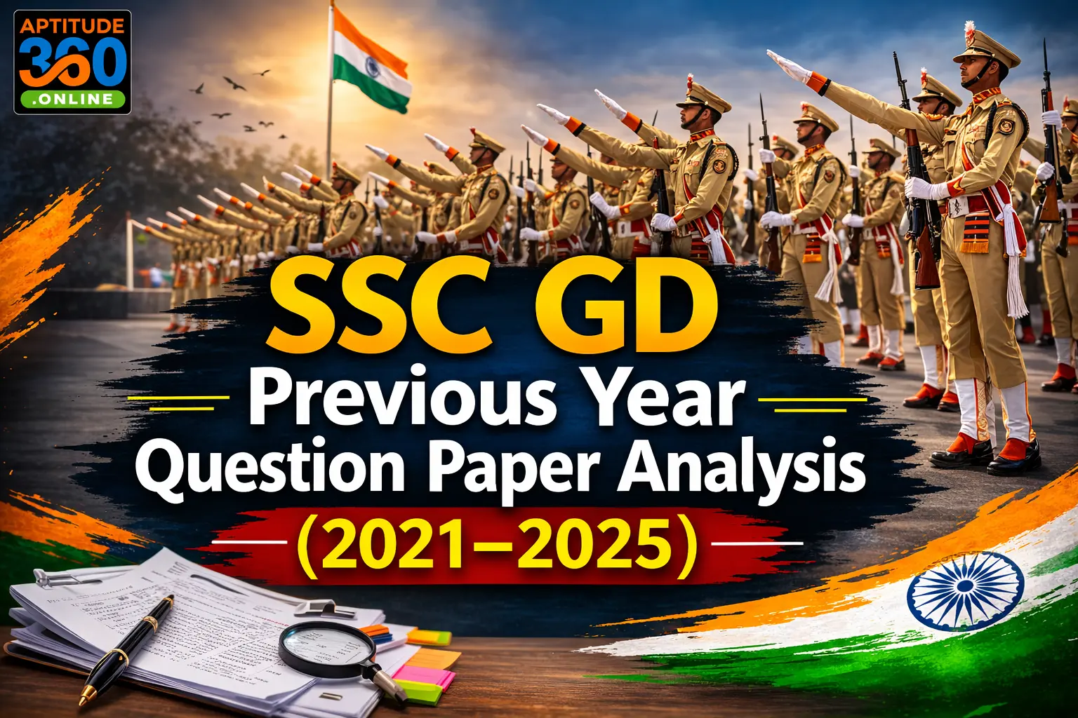 SSC GD Previous Year Question Paper Analysis (2021–2025)