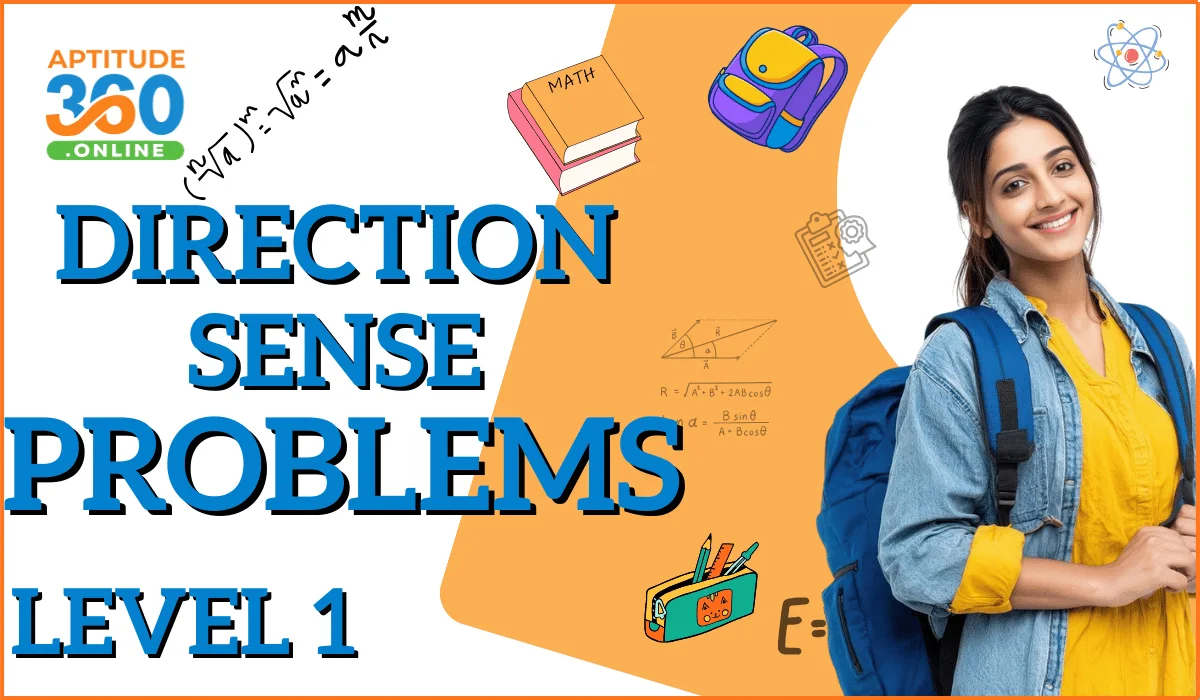 Direction Sense Problems Level 1