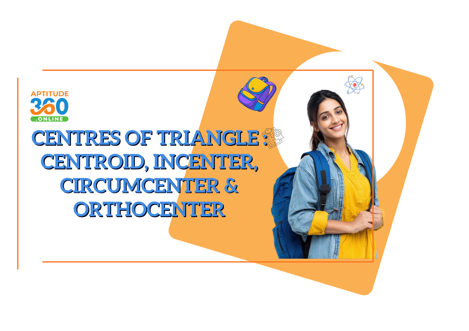 Centers of a Triangle: Centroid, Incenter, Circumcenter, Orthocenter